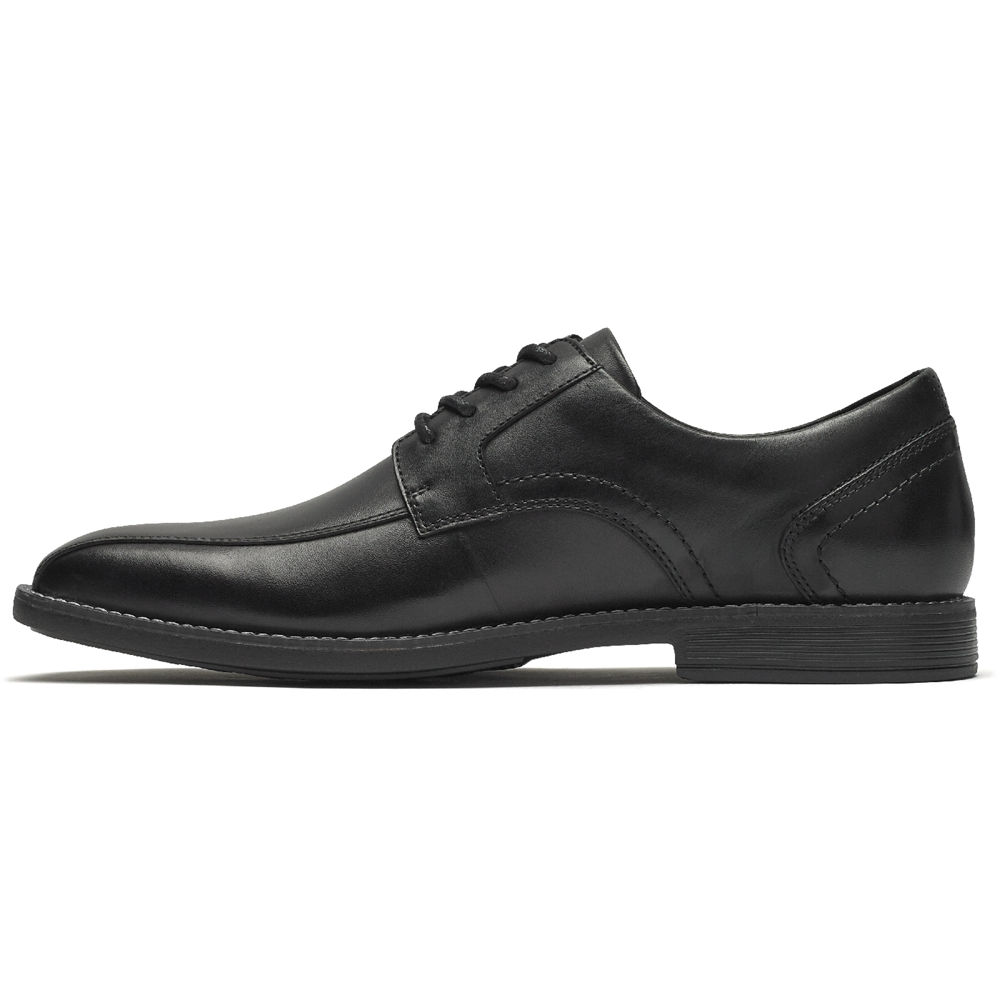 Rockport Mens Oxfords Black - Slayter Bike Toe - UK 264-ZKFESV